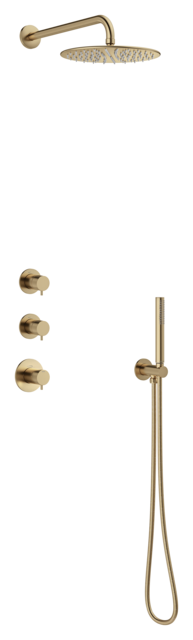 Silhouet XS 1 - Podtynkowy termostatyczny zestaw prysznicowy