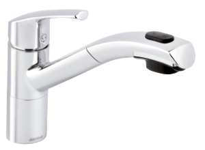 The Damixa Rowan kitchen mixer in chrome