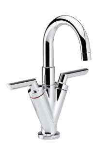 Tvättställsblandare med Pop-up bottenventil