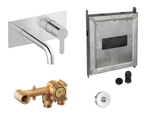 TVÄTT FÖR INBYGGNAD (180 mm) + DOLD BLANDARE + SÄKERHETSLÅDA