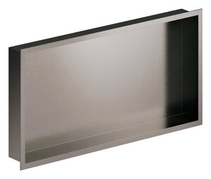 Built-in shower shelf