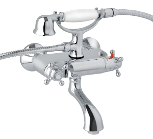 Classic chrome termostatic bath/shower mixer in chrome