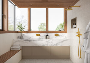 Silhouet HS 1 - takduschpaket med dold rördragning