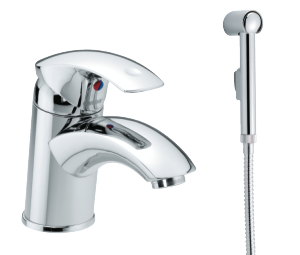 Basin Mixer with side spray