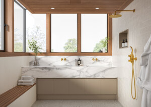 Silhouet Exposed kit for built in Basin Mixer Box (180 mm)