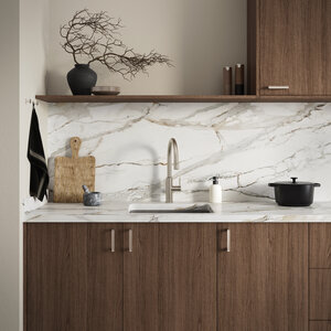 Keukenmengkraan met uittrekbare uitloop