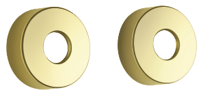 Rosetter 3/4" ø75 (2 stk.)