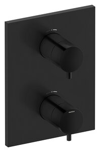 Ulko-osa, asennuslevy & kahvat, neliö