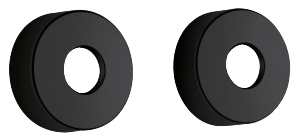 Rozety ścienne do baterii 3/4"