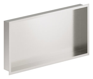 Built-in shower shelf