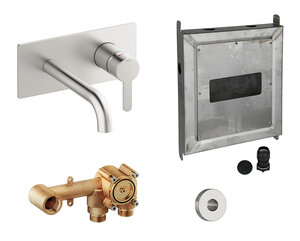 TVÄTT FÖR INBYGGNAD (180 mm) + DOLD BLANDARE + SÄKERHETSLÅDA