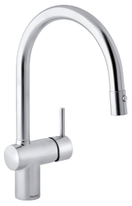 Køkkenarmatur med udtrækbar bruser