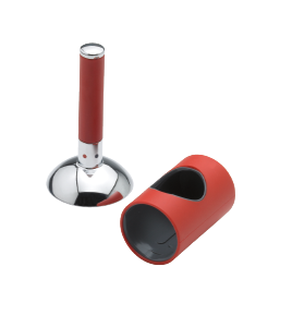 Damixa Arc cap and handle in chrome/red