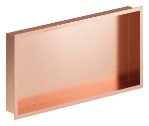 Built-in shower shelf