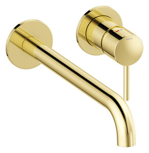 Zestaw elementów 250 mm zewnętrznych z wylewką podtynkowej baterii umywalkowej