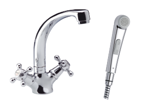 Basin Mixer with sidespray