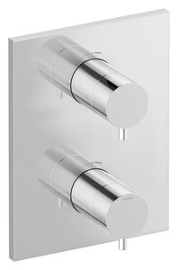 Ulko-osa, asennuslevy & kahvat, neliö