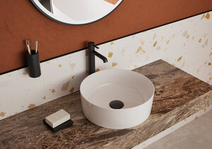 Toothbrush tumbler with holder