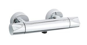 Danish Thermostatic shower mixer from the Clover Green product line.