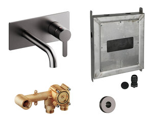 TVÄTT FÖR INBYGGNAD (180 mm) + DOLD BLANDARE + SÄKERHETSLÅDA