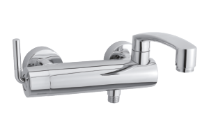 Damixa ARC vægarmatur til kar og bruser i krom