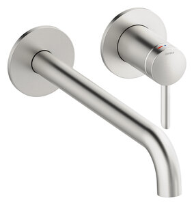 Iris Zestaw elementów 250 mm zewnętrznych z wylewką podtynkowej baterii umywalkowej