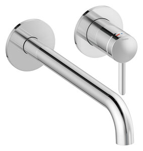 Iris Zestaw elementów 250 mm zewnętrznych z wylewką podtynkowej baterii umywalkowej