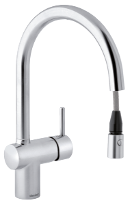 Køkkenarmatur med udtrækbar bruser