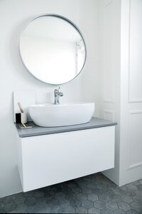 Wastafelmengkraan met waste