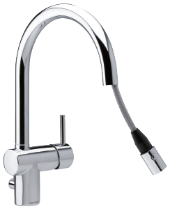 Osier Kitchen mixer with a pull-out spout