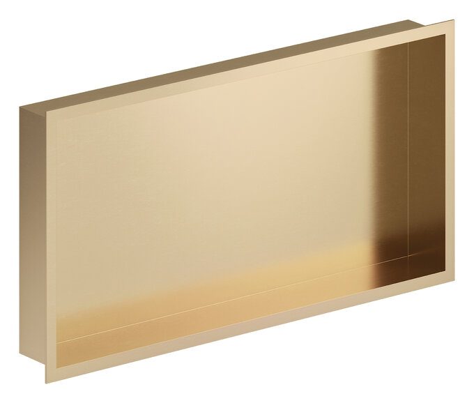 Built-in shower shelf