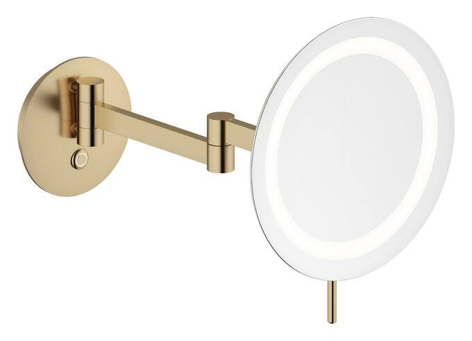 Make-up mirror with light