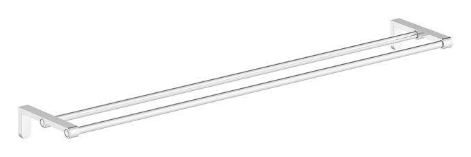 Towel rail, double, 800 mm