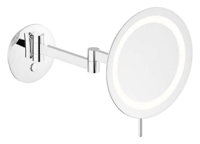 Make-up mirror with light