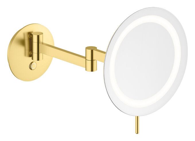 Make-up mirror with light