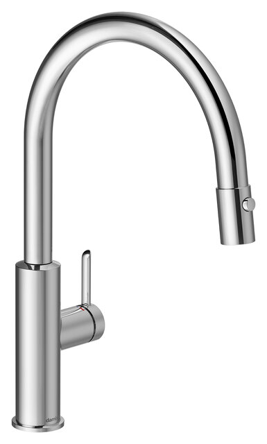 Køkkenarmatur med udtræk