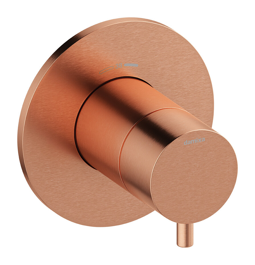 Loose thermostat brushed copper