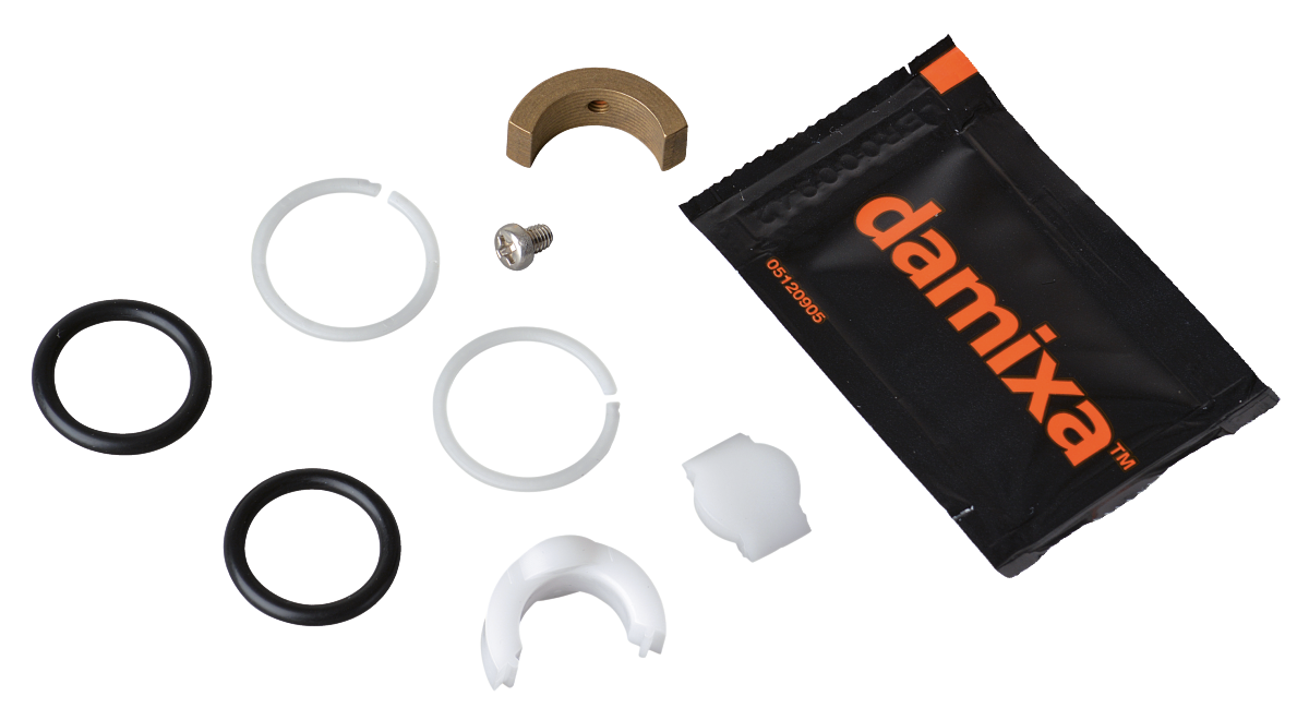 O-rings & swivel limitation chrome