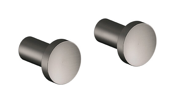 Towel hook (2 pcs) graphite grey