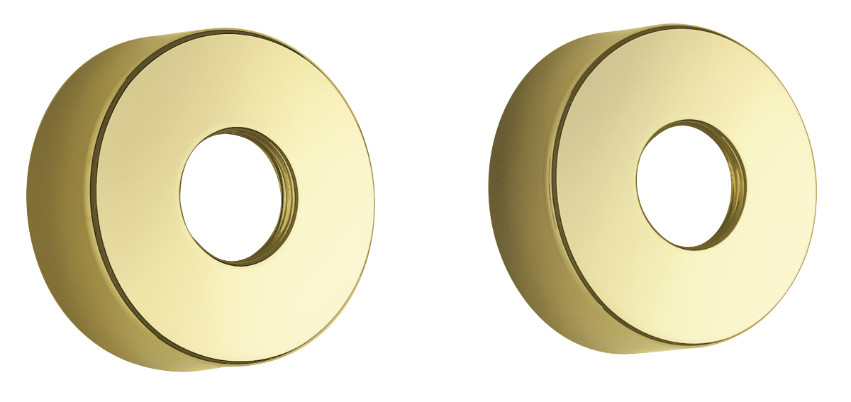 Wall Plates 3/4" polished brass