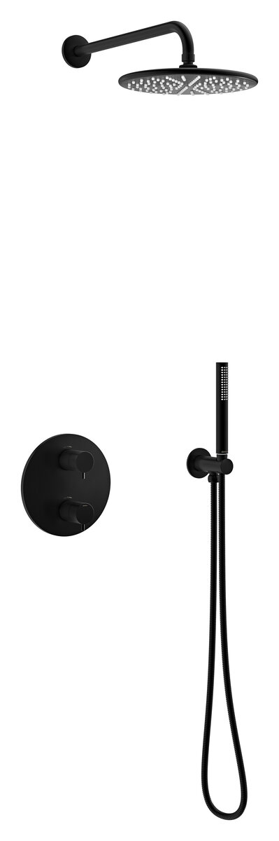 Osier HS 1 - concealed shower system matt black