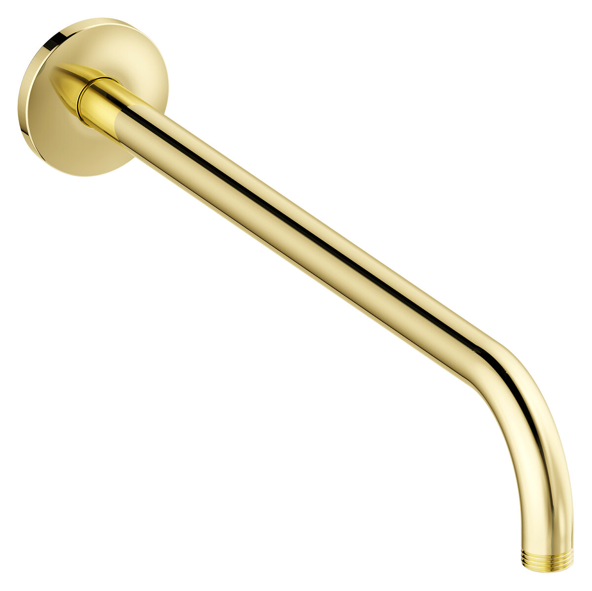 Arm Long - Wall Mounted polished brass