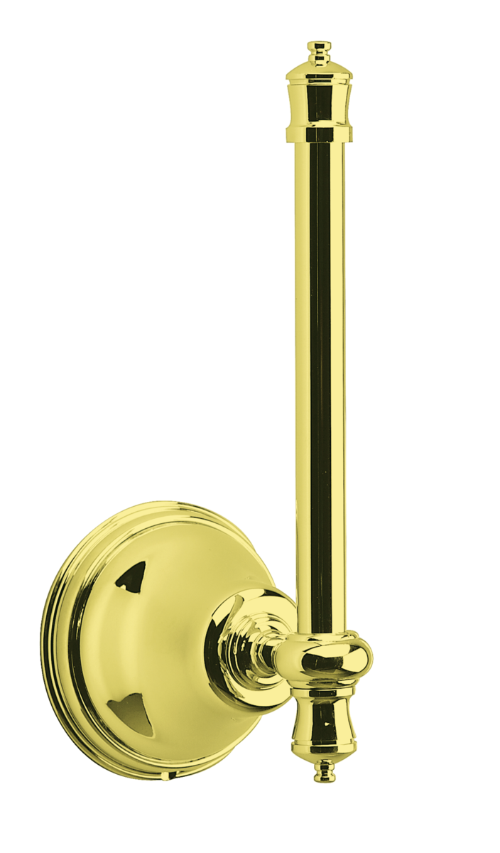 Reservepapirholder poleret messing