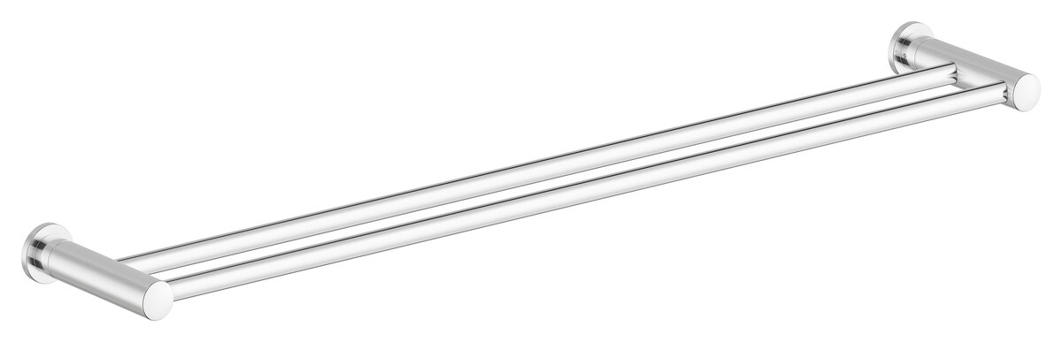Twin Towel Rail 800 mm chrome