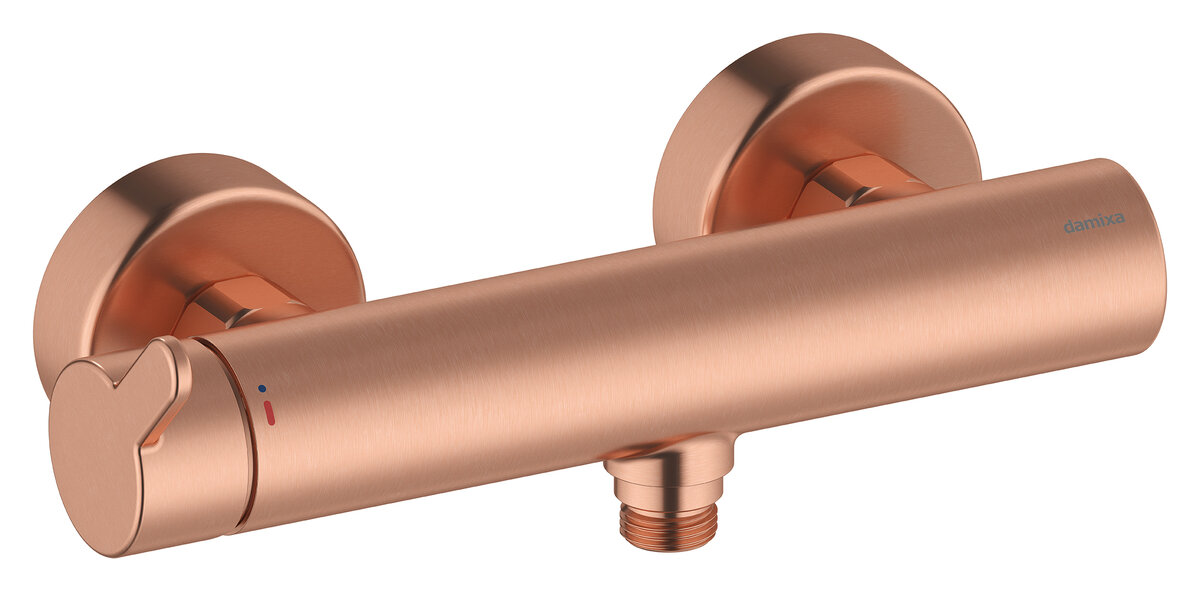 Wall shower cuivre mat