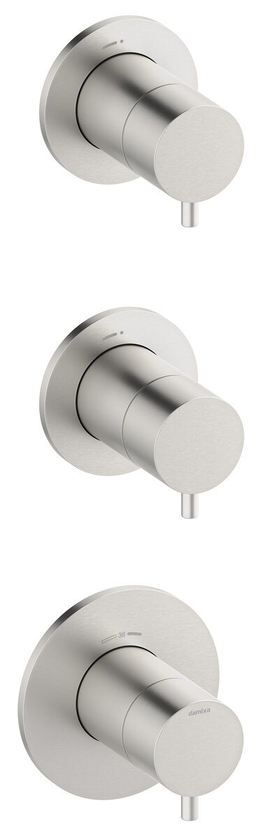Outer pars bundle - Thermostat + 2 stop cocks steel