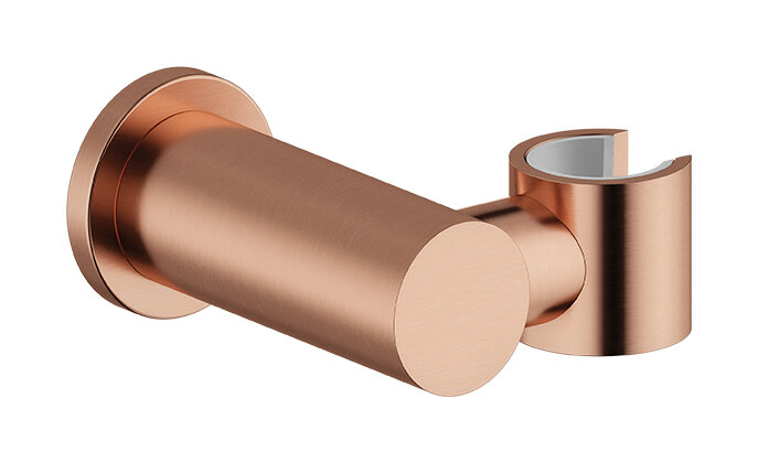 Hand Shower Holder Flex brushed copper