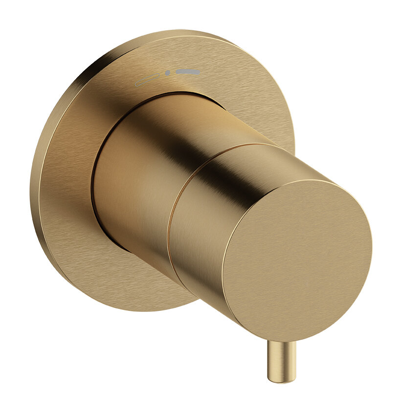 Outerpart for two-way diverter bronze brossé