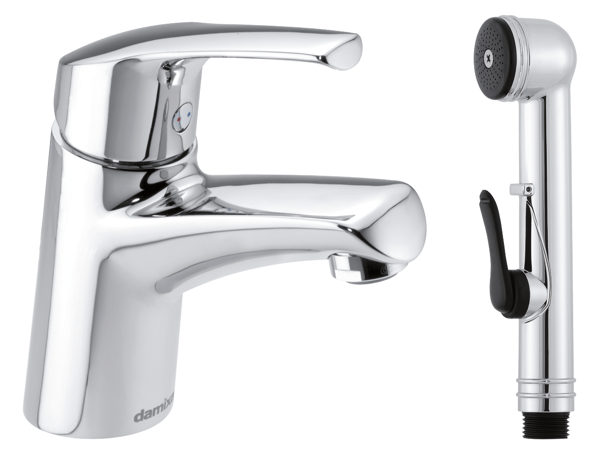 Basin Mixer with sidespray chrome
