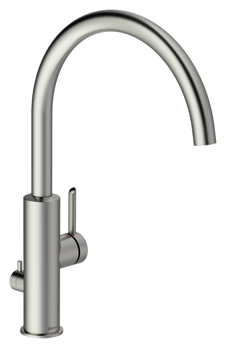 Kitchen Mixer with Dishwasher Shut off valve steel